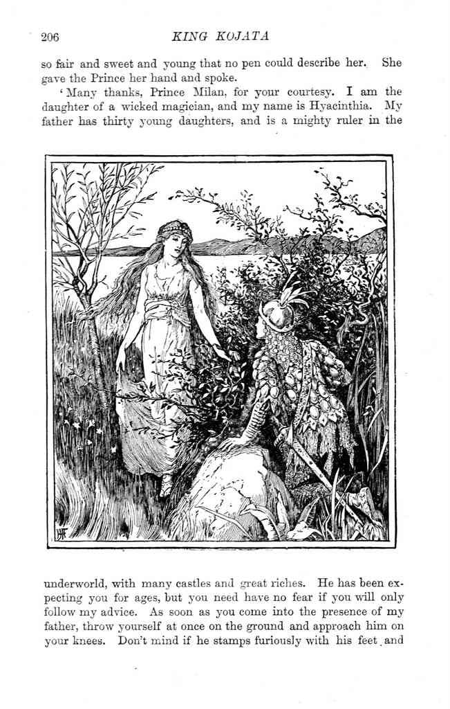 Andrew Lang Green Fairy Book 209 Vintage Illustration A4 Photo Print