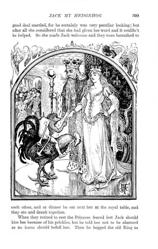 Andrew Lang Green Fairy Book 308 Vintage Illustration A4 Photo Print