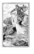 Andrew Lang Green Fairy Book 331 Vintage Illustration A4 Photo Print