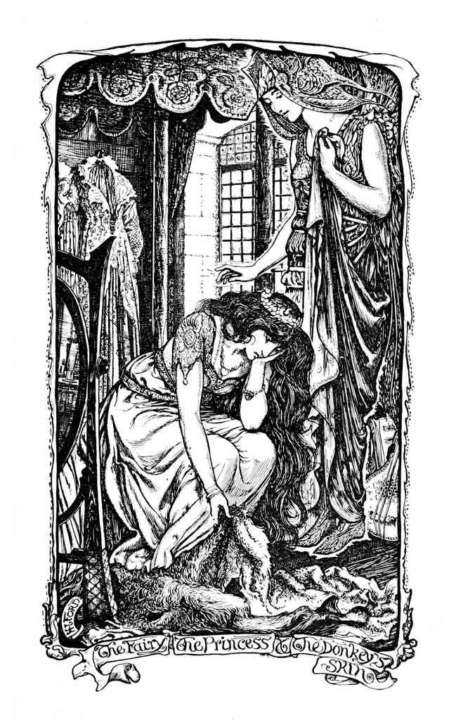 Andrew Lang Grey Fairy Book 014 Vintage Illustration A4 Photo Print