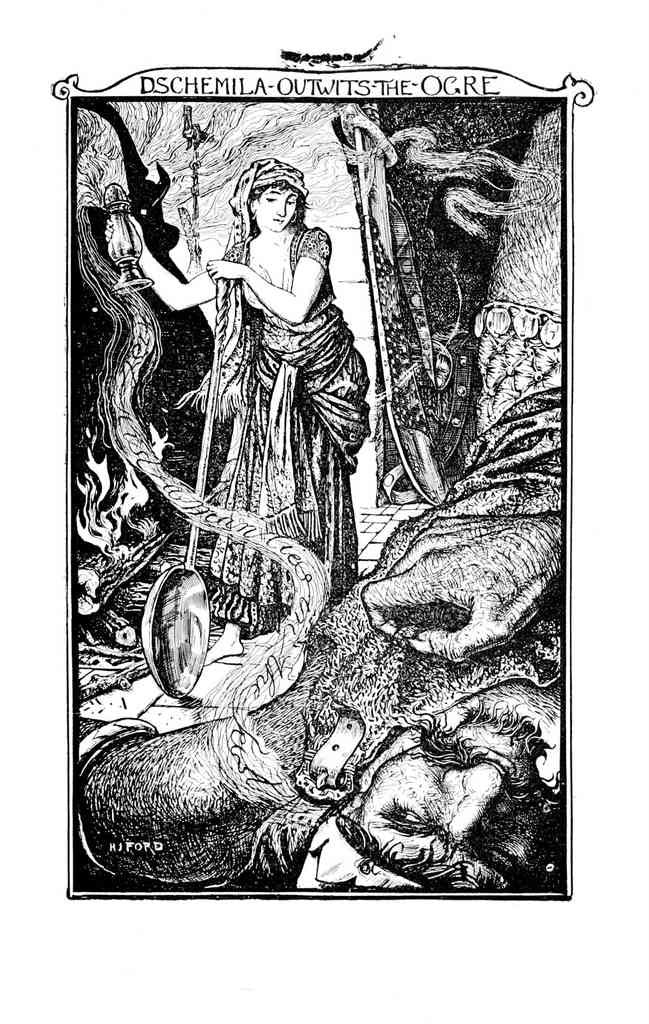 Andrew Lang Grey Fairy Book 053 Vintage Illustration A4 Photo Print