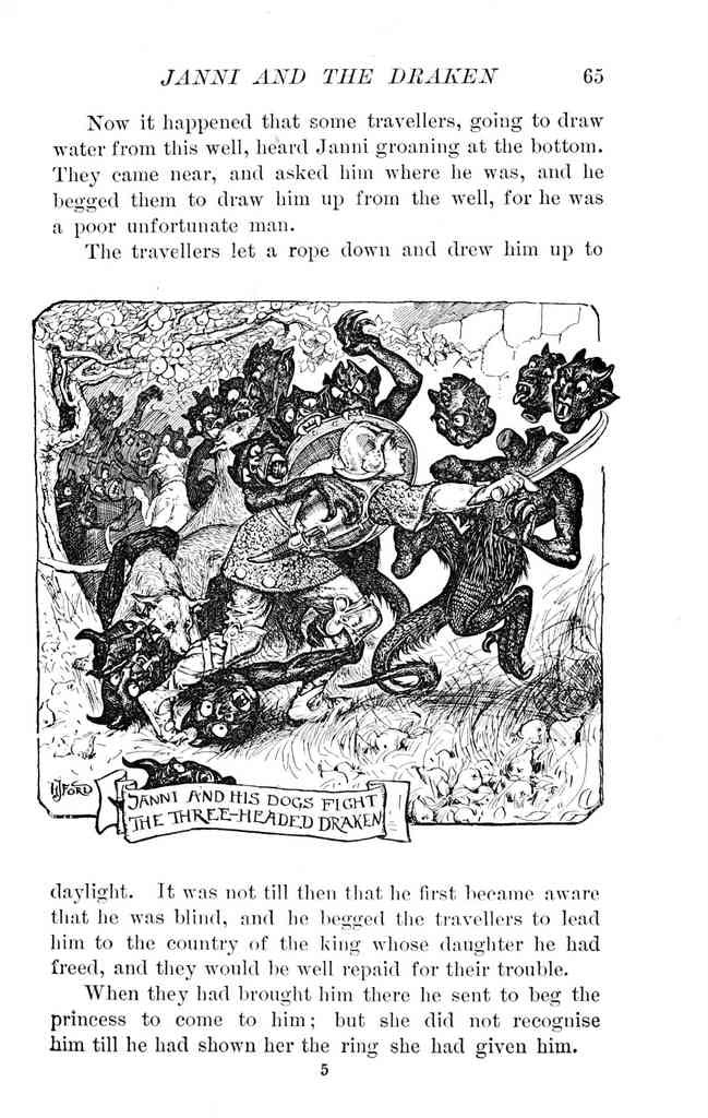 Andrew Lang Grey Fairy Book 069 Vintage Illustration A4 Photo Print
