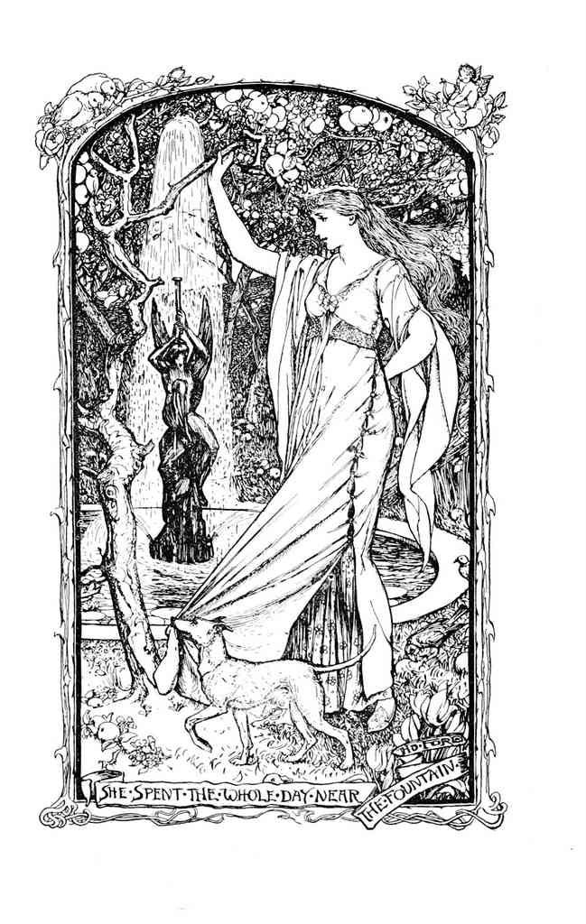 Andrew Lang Grey Fairy Book 142 Vintage Illustration A4 Photo Print