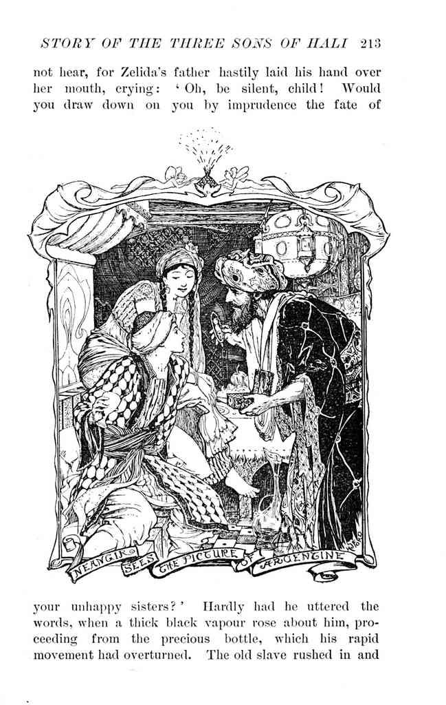 Andrew Lang Grey Fairy Book 204 Vintage Illustration A4 Photo Print