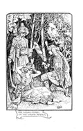 Andrew Lang Grey Fairy Book 239 Vintage Illustration A4 Photo Print