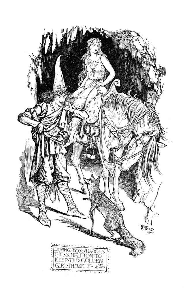 Andrew Lang Grey Fairy Book 280 Vintage Illustration A4 Photo Print