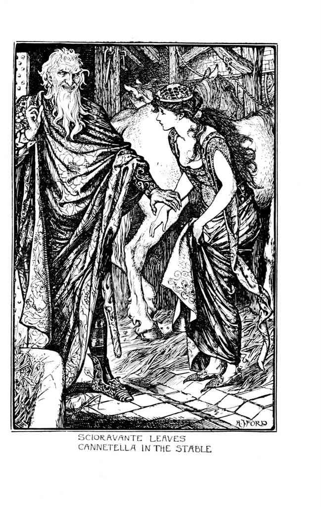 Andrew Lang Grey Fairy Book 317 Vintage Illustration A4 Photo Print
