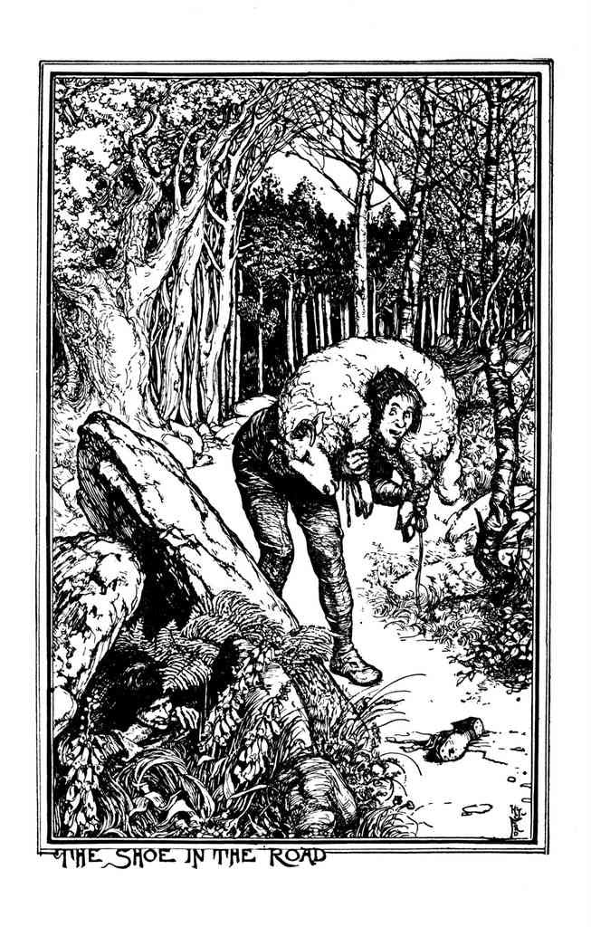 Andrew Lang Lilac Fairy Book 021 Vintage Illustration A4 Photo Print