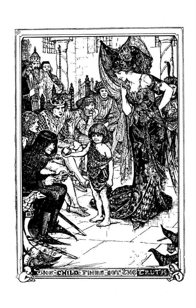 Andrew Lang Lilac Fairy Book 027 Vintage Illustration A4 Photo Print