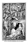 Andrew Lang Lilac Fairy Book 046 Vintage Illustration A4 Photo Print