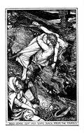 Andrew Lang Lilac Fairy Book 067 Vintage Illustration A4 Photo Print
