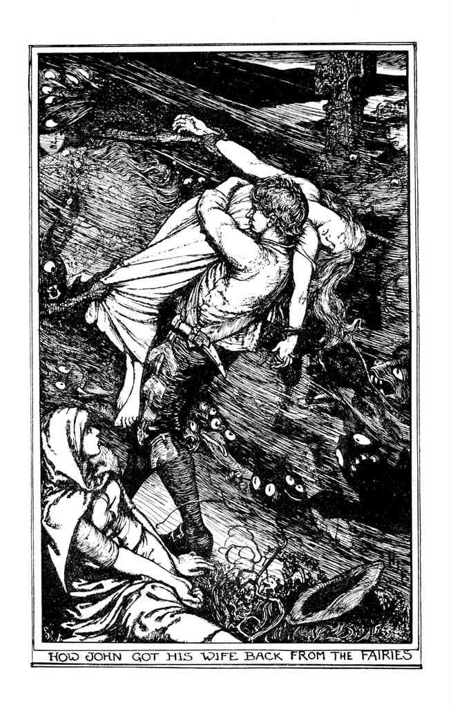 Andrew Lang Lilac Fairy Book 067 Vintage Illustration A4 Photo Print