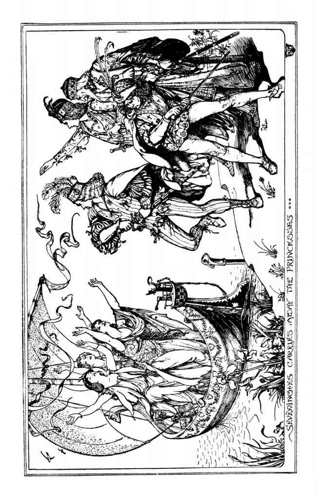 Andrew Lang Lilac Fairy Book 104 Vintage Illustration A4 Photo Print