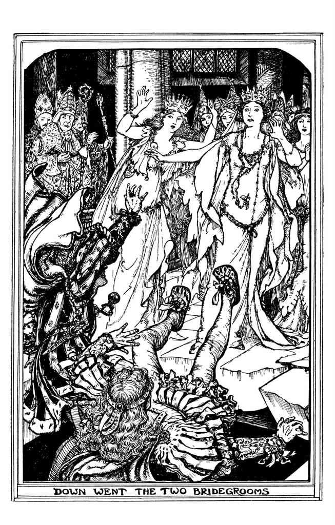 Andrew Lang Lilac Fairy Book 111 Vintage Illustration A4 Photo Print