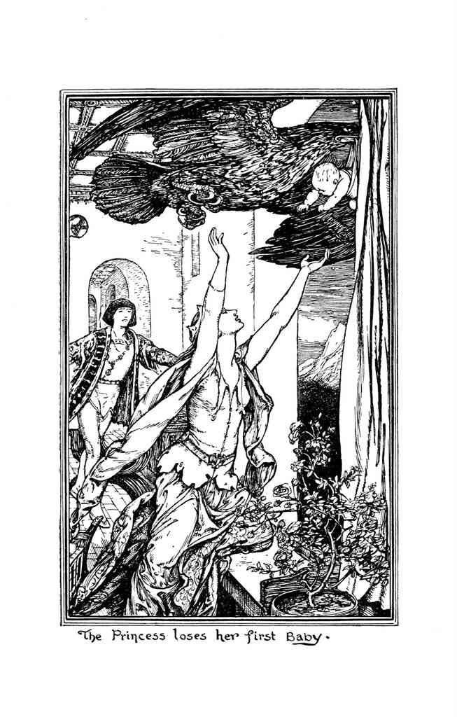 Andrew Lang Lilac Fairy Book 126 Vintage Illustration A4 Photo Print