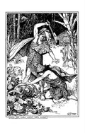 Andrew Lang Lilac Fairy Book 193 Vintage Illustration A4 Photo Print