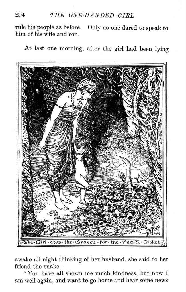Andrew Lang Lilac Fairy Book 205 Vintage Illustration A4 Photo Print