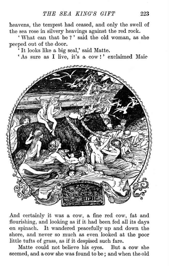 Andrew Lang Lilac Fairy Book 224 Vintage Illustration A4 Photo Print