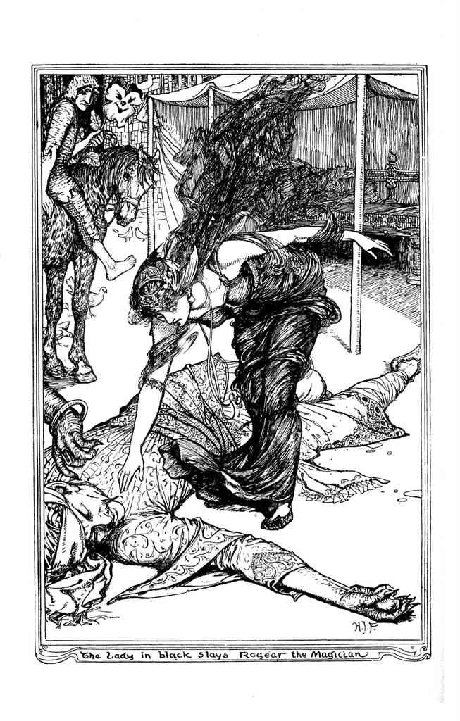 Andrew Lang Lilac Fairy Book 259 Vintage Illustration A4 Photo Print