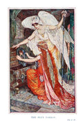 Andrew Lang Olive Fairy Book 003 Vintage Illustration A4 Photo Print