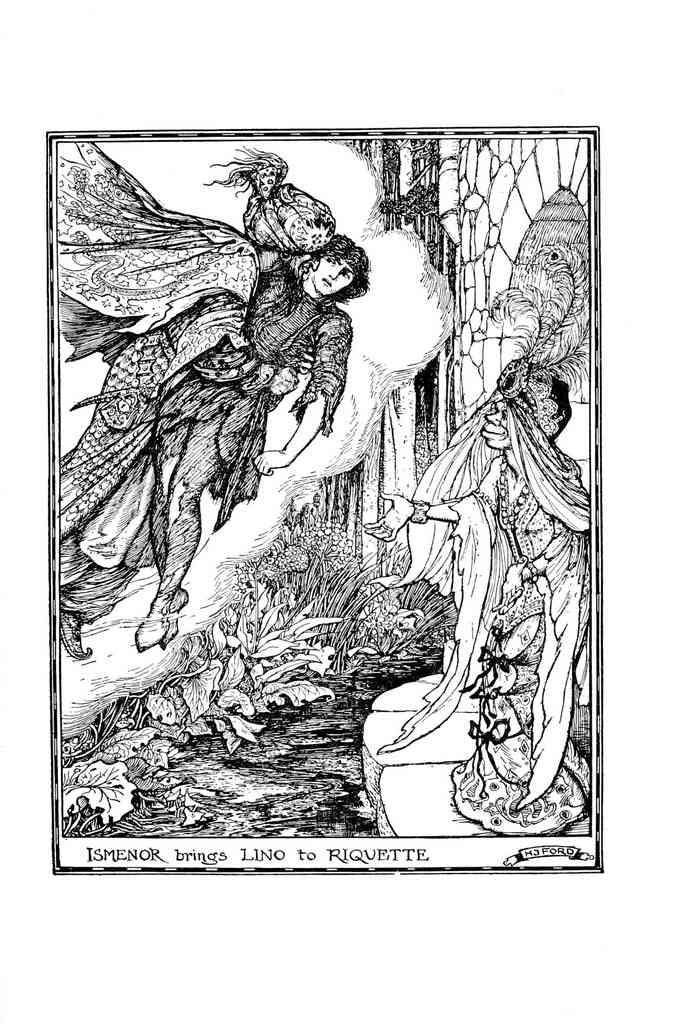 Andrew Lang Olive Fairy Book 027 Vintage Illustration A4 Photo Print