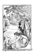 Andrew Lang Olive Fairy Book 041 Vintage Illustration A4 Photo Print