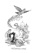 Andrew Lang Olive Fairy Book 076 Vintage Illustration A4 Photo Print