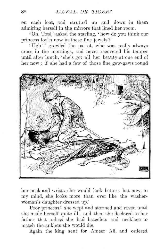 Andrew Lang Olive Fairy Book 090 Vintage Illustration A4 Photo Print