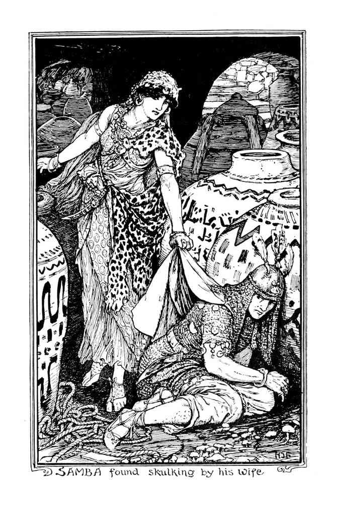 Andrew Lang Olive Fairy Book 119 Vintage Illustration A4 Photo Print