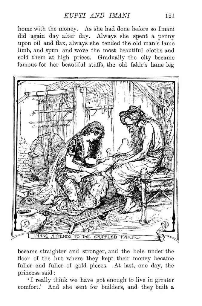 Andrew Lang Olive Fairy Book 128 Vintage Illustration A4 Photo Print