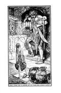 Andrew Lang Olive Fairy Book 177 Vintage Illustration A4 Photo Print