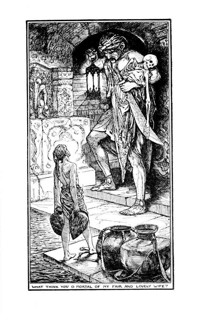 Andrew Lang Olive Fairy Book 177 Vintage Illustration A4 Photo Print