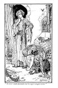 Andrew Lang Olive Fairy Book 193 Vintage Illustration A4 Photo Print