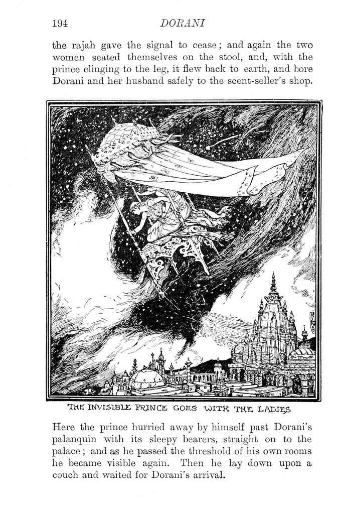 Andrew Lang Olive Fairy Book 197 Vintage Illustration A4 Photo Print