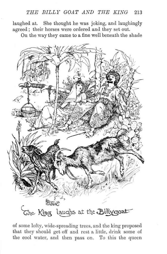 Andrew Lang Olive Fairy Book 214 Vintage Illustration A4 Photo Print