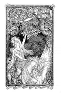 Andrew Lang Olive Fairy Book 220 Vintage Illustration A4 Photo Print
