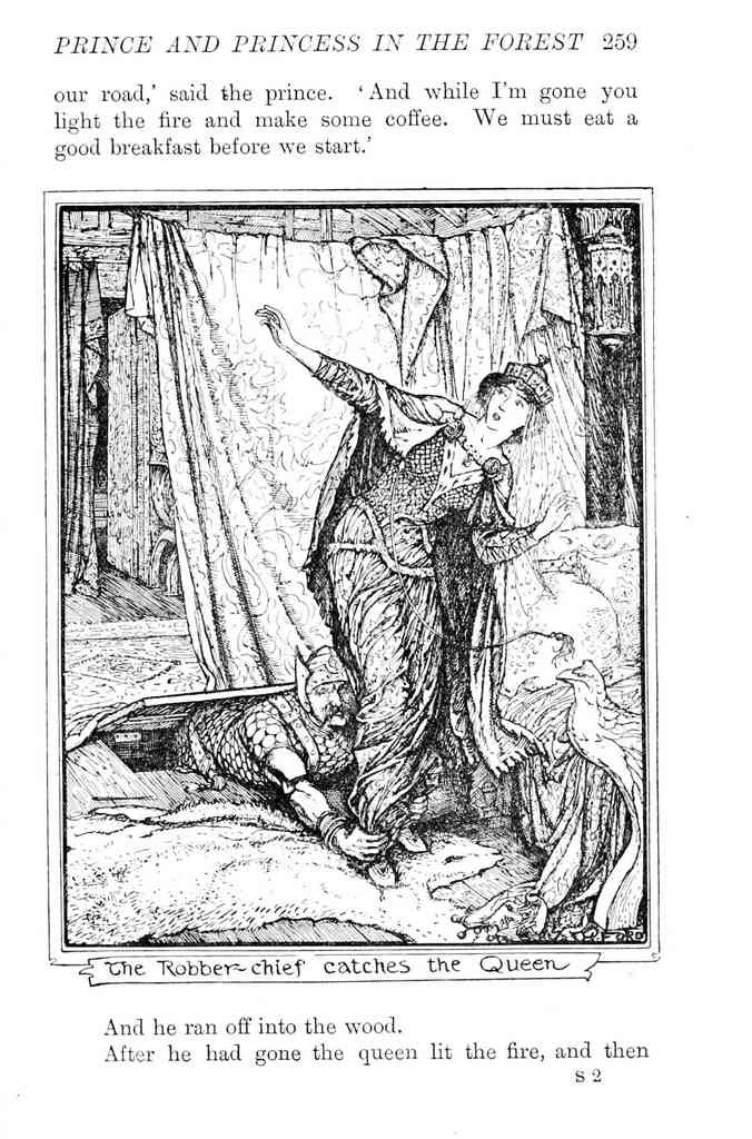 Andrew Lang Olive Fairy Book 260 Vintage Illustration A4 Photo Print