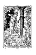 Andrew Lang Olive Fairy Book 264 Vintage Illustration A4 Photo Print