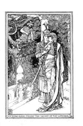 Andrew Lang Olive Fairy Book 298 Vintage Illustration A4 Photo Print