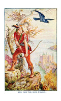 Andrew Lang Orange Fairy Book 003 Vintage Illustration A4 Photo Print