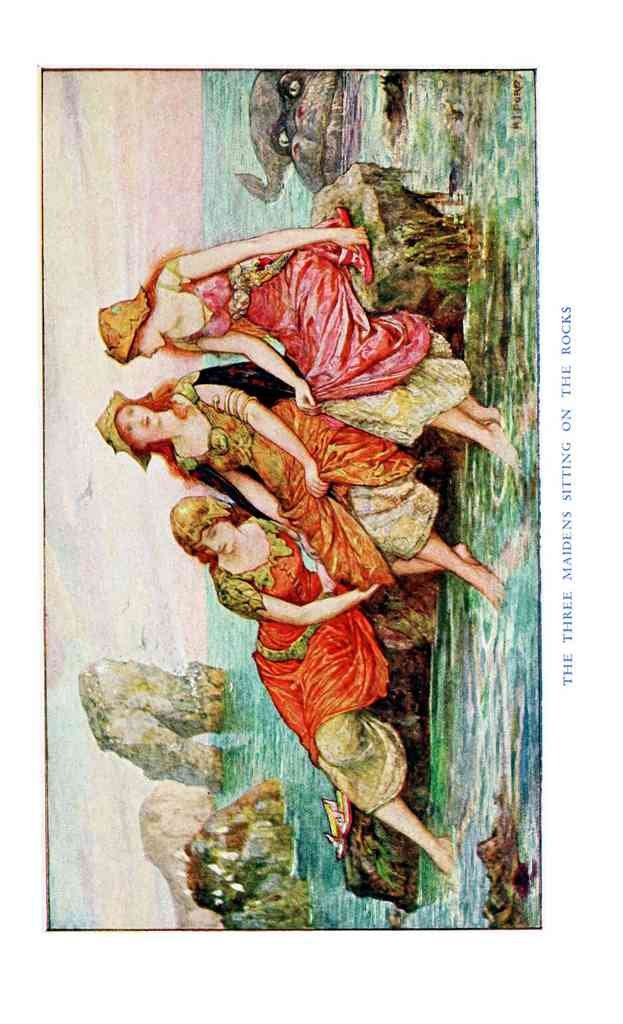 Andrew Lang Orange Fairy Book 050 Vintage Illustration A4 Photo Print