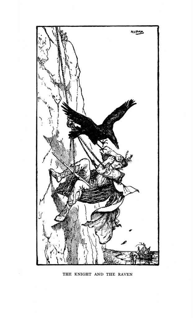 Andrew Lang Orange Fairy Book 051 Vintage Illustration A4 Photo Print