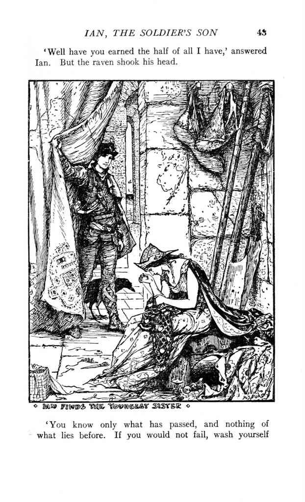 Andrew Lang Orange Fairy Book 054 Vintage Illustration A4 Photo Print
