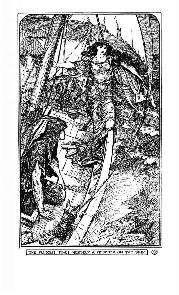 Andrew Lang Orange Fairy Book 079 Vintage Illustration A4 Photo Print