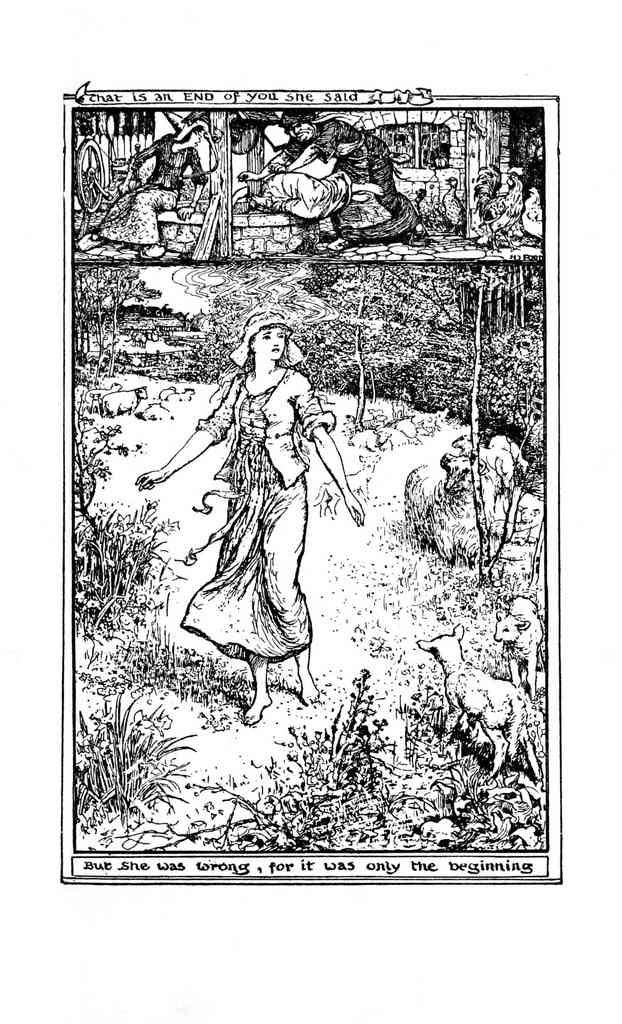 Andrew Lang Orange Fairy Book 099 Vintage Illustration A4 Photo Print