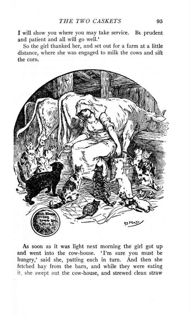 Andrew Lang Orange Fairy Book 102 Vintage Illustration A4 Photo Print
