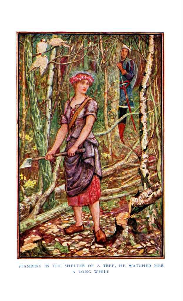 Andrew Lang Orange Fairy Book 123 Vintage Illustration A4 Photo Print