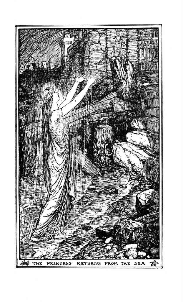 Andrew Lang Orange Fairy Book 130 Vintage Illustration A4 Photo Print