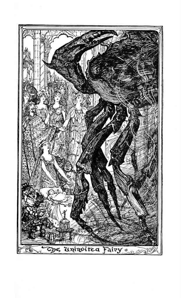 Andrew Lang Orange Fairy Book 213 Vintage Illustration A4 Photo Print