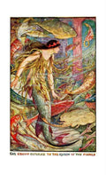 Andrew Lang Orange Fairy Book 242 Vintage Illustration A4 Photo Print